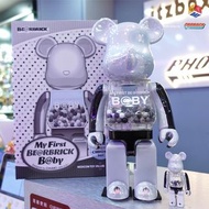 MY FIRST BE@RBRICK B@BY BLACK &amp; WHITE CHROME Ver. 白千秋 100%&amp;400%