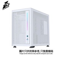 1STPLAYER MI6 M-ATX 機箱 | 支援 360mm 水冷 / 410mm 長顯卡 / Type-C 介面 / 強化玻璃側透電腦機箱 (白色)