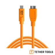 Tether Tools CUC3315-ORG USB-C To 3.0 Micro-B Transmission Cable 4.6m