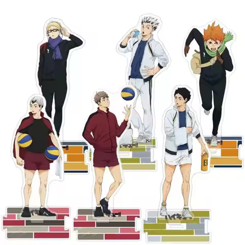 Acrylic Standee for Haikyu Shoyo Hinata Kotaro Bokuto Kei Tsukishima Osamu Miya Anime Peripheral Orn