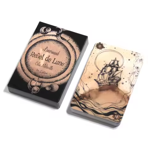 Lenormand Reflet De Lune Lenormand Cards Tarot Cards Deck Oracle Card Games For Adult Fun Adults Gam