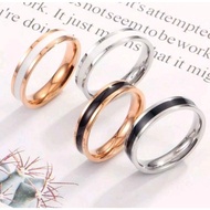 4s Grosir Solo || Cincin Titanium Couple Roselyn