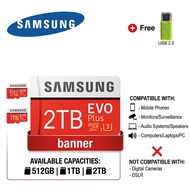 Samsung Memory Card 512GB 1TB sd Card High Speed micro sd Card 2TB