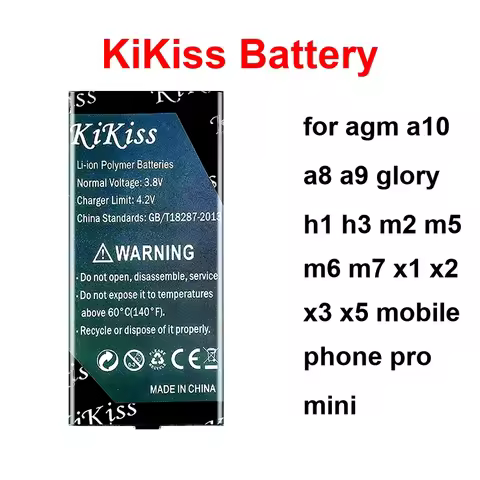 2800-6900Mah For Agm A10 A8 A9 Glory H1 H3 M2 M5 M6 M7 X1 X2 X3 X5 Mobile Phone Pro Mini Battery