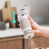 Household spice box, quantitative salt jar, kitchen spice jar, glass spice bottle, spice storage box