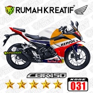 STRIPING CBR 150R FACELIFT FULLBODY 2017-2019) Decal Cbr 150r Facelift Keren