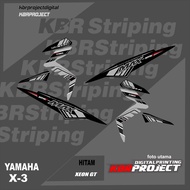 XEON GT striping motorcycle YAMAHA motorcycle sticker variation Racing X-3 TRANSPARENT motorcycle st