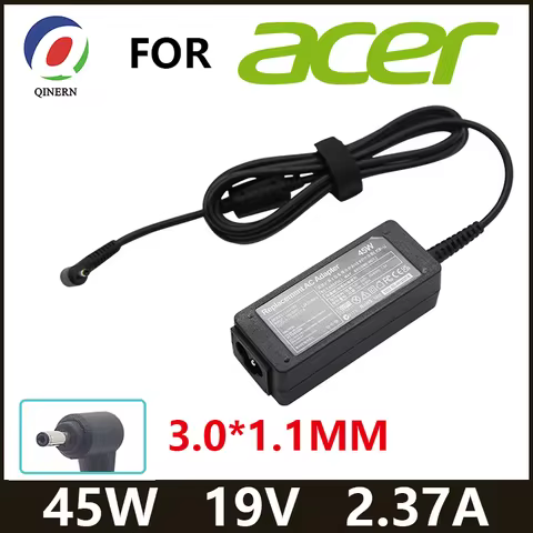 19V 2.37A 45W 3.0*1.1MM Laptop Adapter Charger For Acer Aspire S7 391 V3-371 Switch12 PA-1450-26 A13