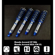 Honda Accord CF S86 / Accord SDA CM CL CL9 CL7 - HWL MT1bs series fully adjustable absorber coilover