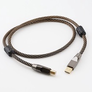 川木M01 進口佳耐美 發燒usb線 A-B 電腦解碼器連接線 聲卡方口