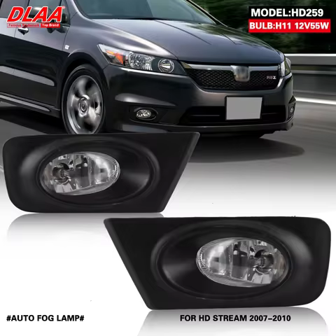 For Honda STREAM 2007-2010 Front Fog Lamp Assembly Bumper Lights