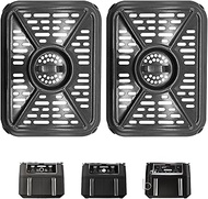 GCQ Air Fryer Grill Pan for Ninja Foodi DZ401 DZ550 10 Quart DualZone XL 2 Baskets Air Fryer, Replac
