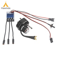 Hawinde คอมโบ ESC กล่องเกียร์โลหะมอเตอร์ไร้แปรงถ่านขนาด1/12รถ RC สำหรับ MN99S MN168