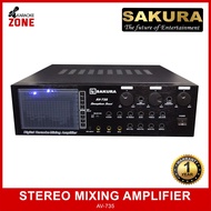 Sakura Amplifier AV 735 / Sakura AV-735 Stereo Mixing Amplifier Power Amplifier