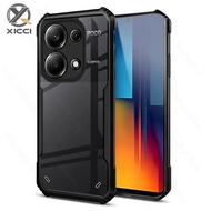 XICCI For Xiaomi Redmi Note 13 5G/Note 13Pro 5G/Note 13ProPlus 5G Phone Case Shockproof Transparent Military anti-fall Bumper Phone Cover
