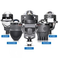 Lampu Kabut Lampu LED Kereta 2.5 Inci 3 Inci Kanta Dwi Optik Tidak Memusnahkan H4 H7 Kanta Dwi Kanta