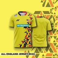 BADMINTON JERSEY MALAYSIA, BADMINTON SHIRT MALAYSIA 2022 (ALL ENGLAND)