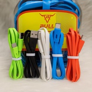 BULL BRAND ROUND CHARGING DATA CABLE MICRO V8 CHARGING DATA CABLE