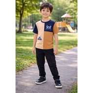 [4y, 4/5y, 5/6y, 8y, 9y, 10/11y] SET JALAN BEAR KIDS/ SUNKID BOY SELUAR CARGO 3y-12y