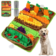 80*48cm Dog Snuffle Mat Slow Feeder Interactive Puzzle Toy Anti Choking Scent Training Pad Mental St