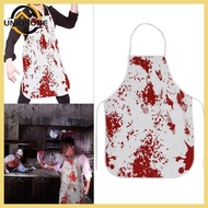 ONE Halloween Bloody Apron Halloween Theme Props Fancy Dress Scary Apron Costumes