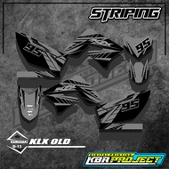 COD Stiker KLX LAMA striping KLX LAMA motor variasi Racing D-15 BAHAN MAXDECAL
