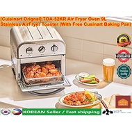 COD TOA52KR Orignal Pan Fryer Free Air Baking Cuisinart Cusinart Stainless 9L AirFryer Toaster Ove