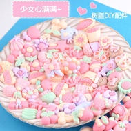 DIY Material Butter Gum Resin Accessories Mixed jewelry pendant mobile phone shell cartoon creative 