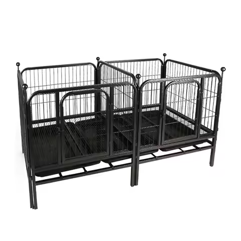 BS C020 Classics Designs Big Size Dog Temporary Fence Outdoor Retractable Fence For Dogs Stackable D