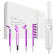 DARSONVAL High Frequency Facial Machine For Hair Face Electrotherapy Wand Argon Treatment Acne D'ars