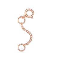 ZHOU LIU FU ๅจๅ
ญ็ฆ 18K/750 Real Gold Extender for Necklace Bracelet Anklet Extenders for Jewelry Gold E