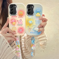 Phone Case For Samsung Galaxy S23 FE 5G Luxury Cute 3D Cartoon Puppy Patrick Bobs Cinna Bear With Br