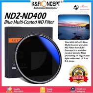K&F ND2-ND400 Blue Coated Variable ND Filter Variable Neutral Density Filter Blue Coating Filter