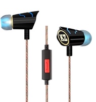 Knowledge Zenith หูฟังแฟชั่น มีไมค์ รุ่น ED8 - สีฟ้า