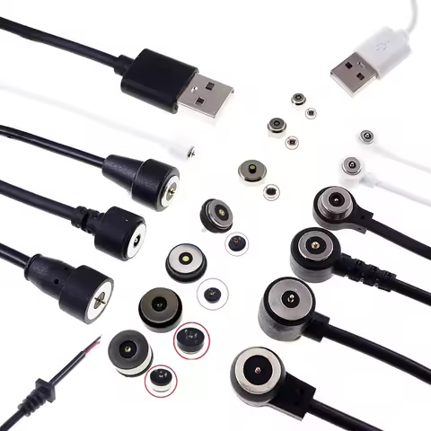 1 Set 4 5 6 7.5 8.5 10.0 MM Magnetic DC Smart Water Cup Charging Connector 2A High Current Strong Fo