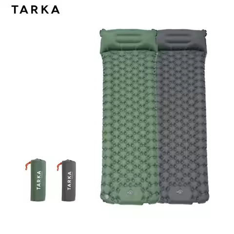 TARKA Outdoor Inflatable Mattress Camping Mat, 2m Long Self-Inflating Air Chusion, Wild Hiking Trave