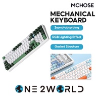 MCHOSE G98 98-Key Wireless Mechanical Keyboard - Hot Swappable,RGB Backlit, 3 Mode Connectivity & Ga