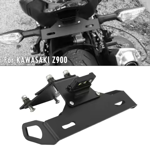 For KAWASAKI ZH2 Z 900 Z900 2017-2025 Motorcycle License Plate Holder Fender Eliminator Tail Tidy Br