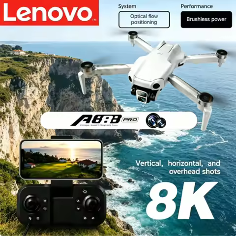 Lenovo A888 Pro Drone Professional 4K 5G WIFI Dual Camera Remote Control with screen Brushless Motor