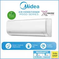 Midea MSGD-18CRN8 2HP / MSGD-24CRN8 2.5HP Xtreme Dura R32 Non Inverter Air Conditioner Aircond