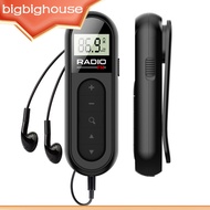 [Biho] Radio Pocket FM Radio Mini Pocket FM Mini Pocket Radio Receiver FM Radio