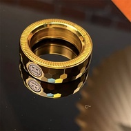 new Fashion Stainless Steel EDC Fidget Ring Fun Ratchet Ring ADHD Anti-Anxiety Fidget Toy Stress Rel