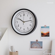 KAISON Designer Round Clock 25cm / Silent Quartz Movement / Doodle Design