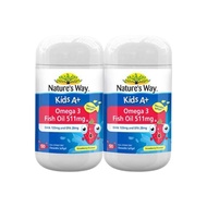 NATURES WAY KIDS A+ OMEGA 3 FISH OIL 50SX2