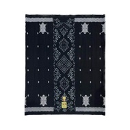 Sarung Hitam Polos Merk HDS Motif Wadimor Bali / Sarung Polos Hitam Pria Dewasa / Sarung Polos Hitam