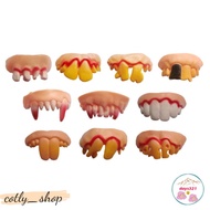 Fake teeth Softening Halloween incarnation dentures buck teeth