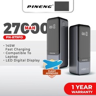 [NEW] Pineng PN-879PD 27000mAh Powerbank 145W Fast Charging Laptop Powerbank PN879 Pineng Powerbank