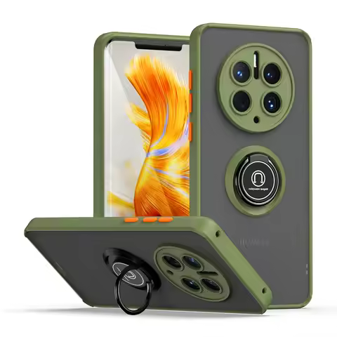 Shockproof Armor Case For Huawei Mate 30 50 Pro Magnet Holder Ring Cover For Honor Magic 5 6 Pro 4 L
