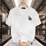 [Oversized men's trendy clothes] LA LOS ANGELES tnf Design Men's Short Sleeve T-shirts Men's Sporty 