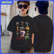 UMICO baju budak T-shirt with Anomali Family Characters 100% Premium cotton round neck top